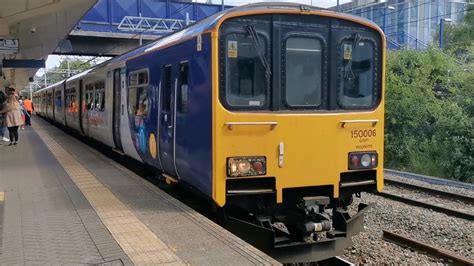 Northern Class 150 150006 3 Car Sprinter DMU Departs Salford Crescent