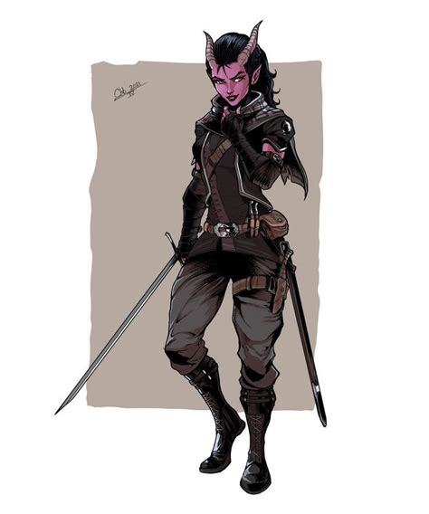 Tiefling Commission By HolyVarus On DeviantArt Character Art Fantasy