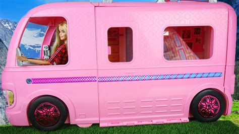 Barbie Camping Car Transformable Poupée Barbie Sisters Dolls Morning