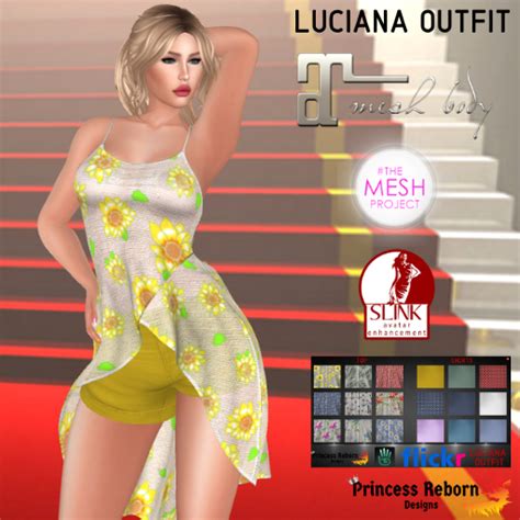 Second Life Marketplace Demo Luciana Outfit Boxed