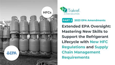 EPA Oversight: Skills for Refrigerant Lifecycle & New HFC Regulations