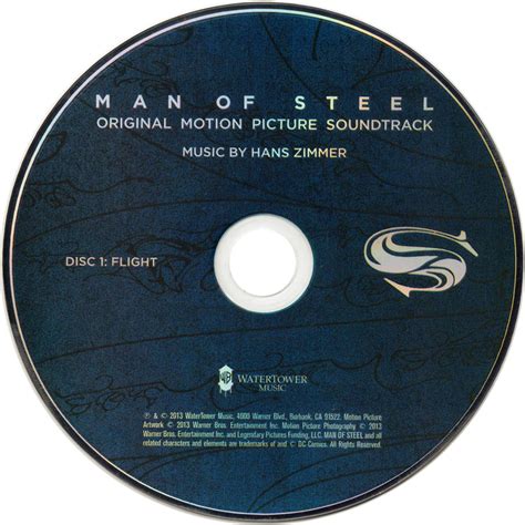 Car Tula Cd1 De Bso El Hombre De Acero Man Of Steel Portada