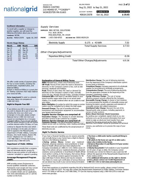 New 2023 National Grid Bill Template MbcVirtual