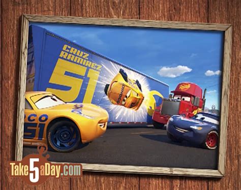 Disney Pixar Cars Cruz Ramirez Hauler Film Look Take Five A Day