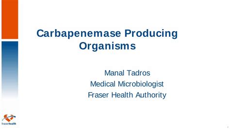 Pdf Carbapenemase Producing Organisms Picnet · 5 I Laboratory