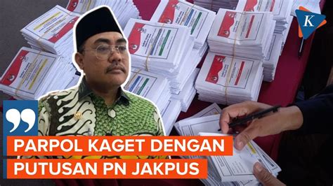 Respons Pkb Soal Putusan Pn Jakpus Tunda Pemilu 2024 Youtube