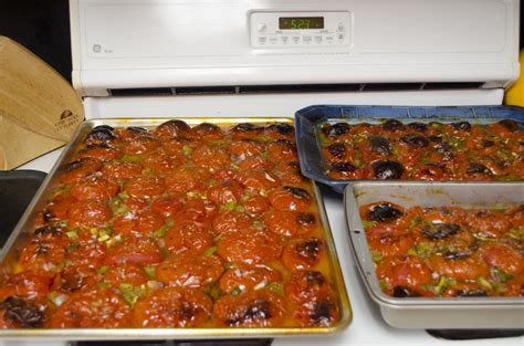 Oven Roasted Tomato Sauce For The Freezer — A Haven Of Chaos