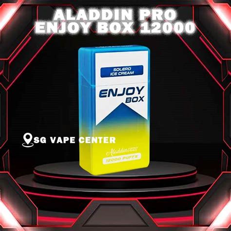 Aladdin Pro Enjoy Box Disposable Sg Vape