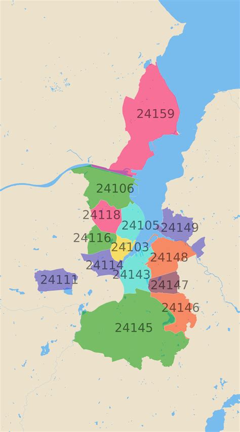 Kiel Postleitzahlen Karte Atlasbig