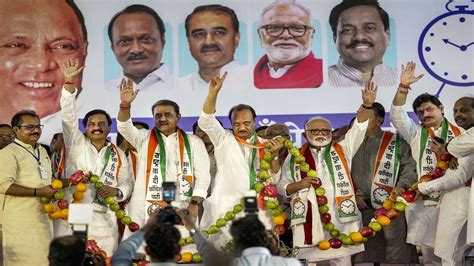 NCP tussle Ajit Pawar approaches Election Commission stakes claim for ...