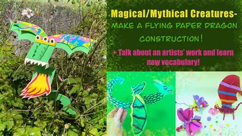 Make A Flying Paper Dragon Sculpture Live Interative Class For Ages