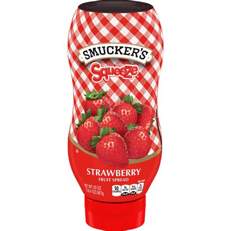 Smuckers Squeeze Strawberry Fruit Spread 20 Ounce