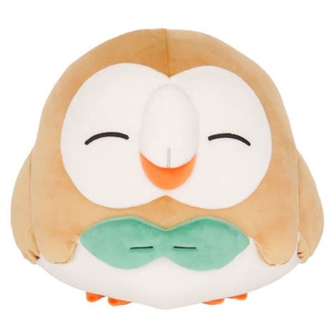 Pokemon Potehug Cushion Plush Stuffed Doll Toy Rowlet Mokuroh Japan