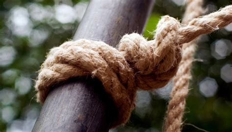 How to Tie Rope Bridge Knots for JROTC - SportsRec