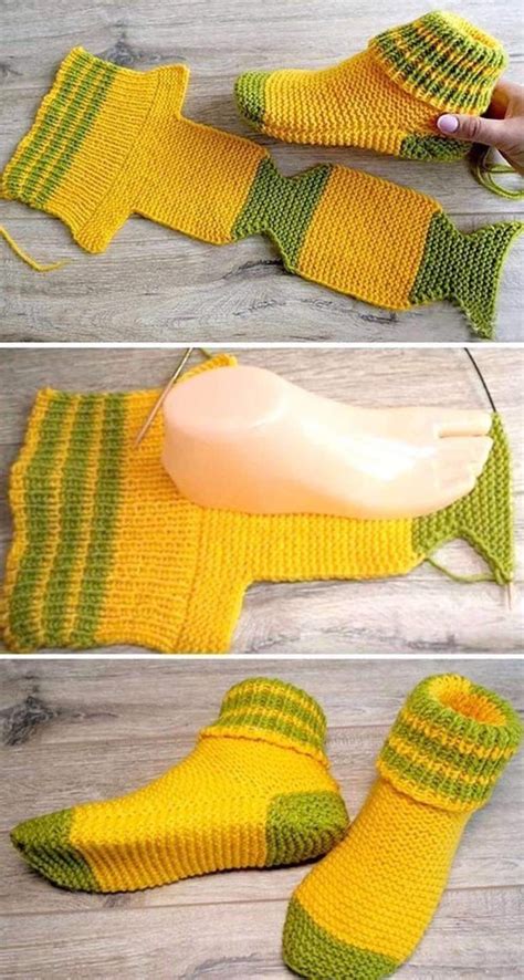 Pin By Shelly L Bohanan On Making Crafts Two Needle Socks Knitted