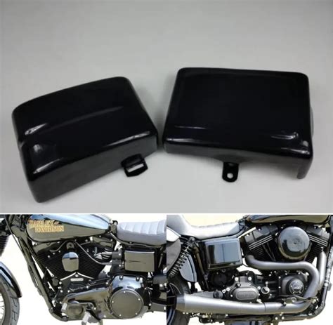 Battery Panel Side Covers For Harley Davidson Dyna Low Rider Fat Street