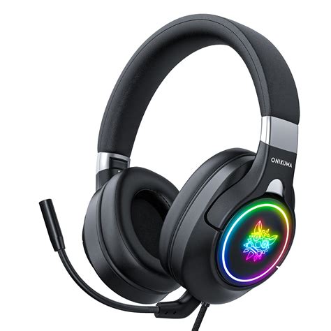 Headset Gamer Profissional Onikuma K Rgb Preto The Kase Store