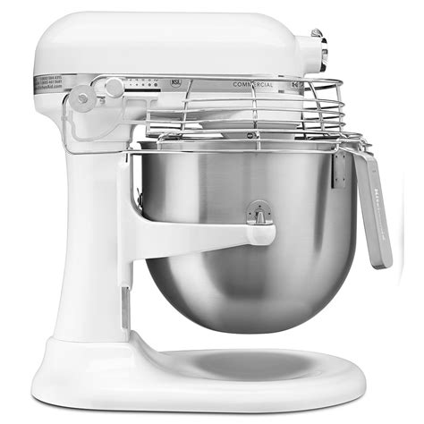 Kitchenaid Commercial Ksmc895wh 10 Speed 8 Quart Mixer With Accessories