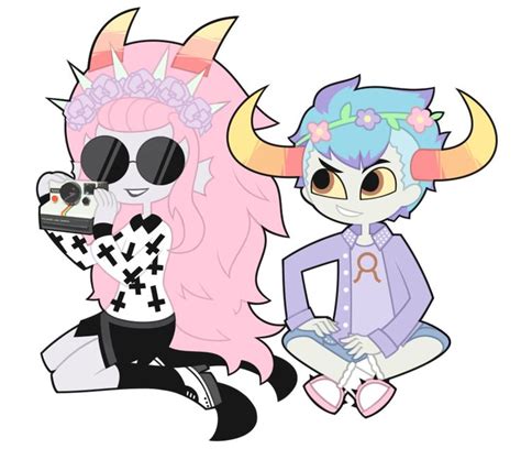 Pastel Goth Tavros Nitram And Feferi Peixes By Nekozneko Deviantart