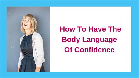 Confident Posture Body Language