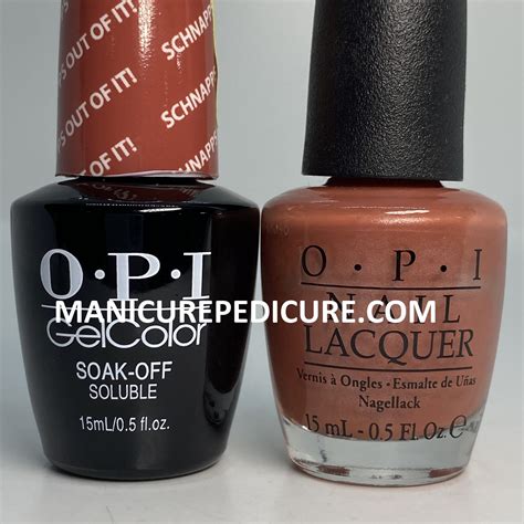 OPI GelColor Gel Polish + Nail Lacquer Duo – NL & GC G22 – Schnapps Out ...