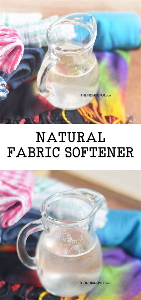 Natural Fabric Softener Recipe Cleaning Clothes Natural Fabrics Fabric Softener