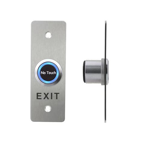 Metal Stainless Infrared No Touch Door Exit Push Button Switch