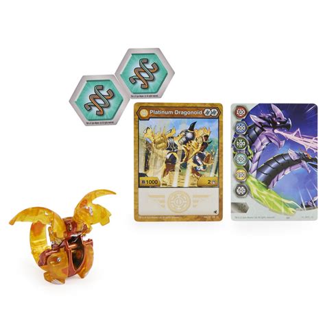 Bakugan Evolutions, Dragonoid (Gold), Platinum Series True Metal ...