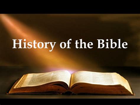 PPT - History of the Bible PowerPoint Presentation, free download - ID ...