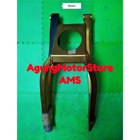 Jual Swing Arm Yamaha Byson Merk Rd Racing Gold Shopee Indonesia