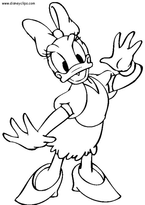 Donald Duck Dibujos Animados P Ginas Para Colorear