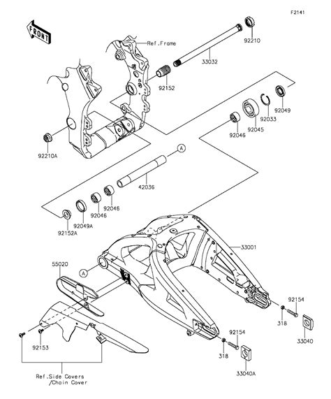 Bras Oscillant Pour Ninja Zx R Zx Jff Noir Esprit Kawasaki