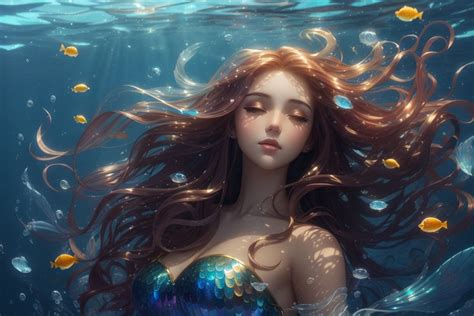 Mermaid In Under The Sea Photo | JPG Free Download - Pikbest