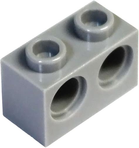 Amazon.com: LEGO Parts and Pieces: Technic Light Gray (Medium Stone ...