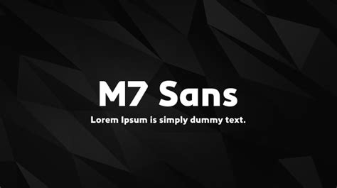 M7 Sans Font Family : Download Free for Desktop & Webfont