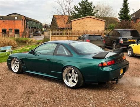 Nissan Silvia S14 Zenki Modified Green Sports Car