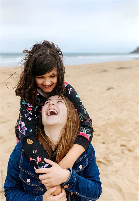 Two Little Girls By Stocksy Contributor Marco Govel Stocksy