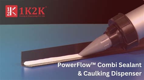 Powerflow Combi Sealant Caulking Dispenser Precision Application