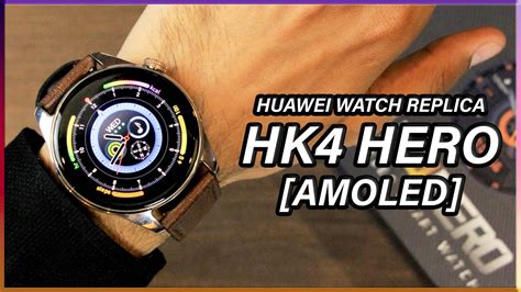 Latest Huawei Watch Replica HK4 Hero AMOLED Unboxing Review