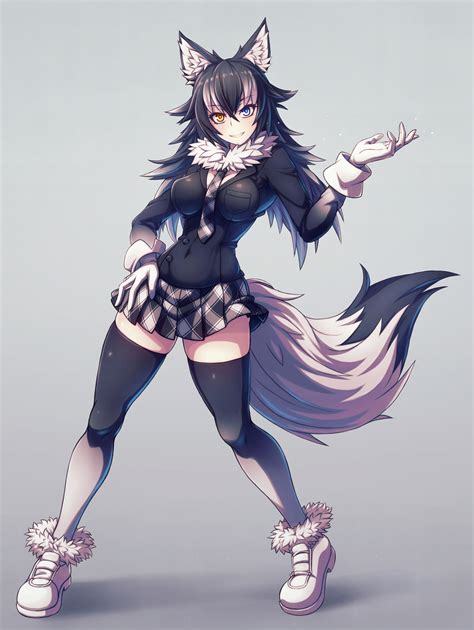 Dark Anime Girls Wolf Girl 145 Neko Animado Anime Wolf Lobo Anime