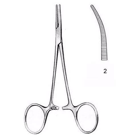 Halstead Mosquito Artery Forceps Cm Curved Jfu Industries