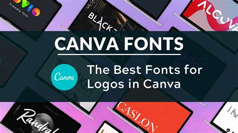 Best Fonts for Logos in Canva - Blogging Guide