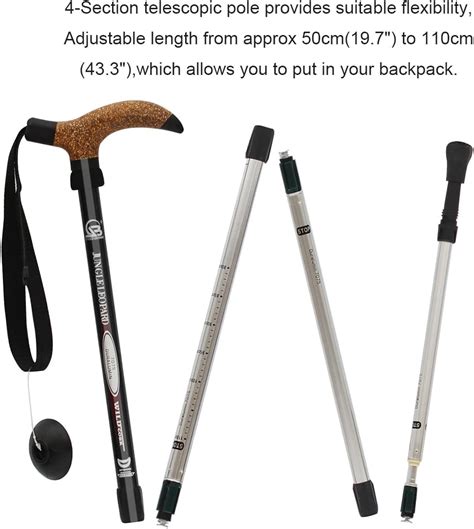 Aluminum Alloy Quick Lock Trekking Pole Anti Shock Walking Stick