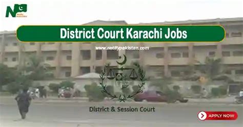 District Court Karachi Jobs Online Apply District And Session