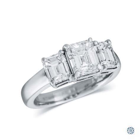 Platinum Three Stone Diamond Ring | Barry's Jewellers