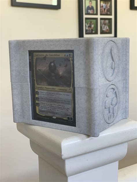 3d Printed Mtg Commander 100 Cards Deckbox With Included Commander Display Window And Dice