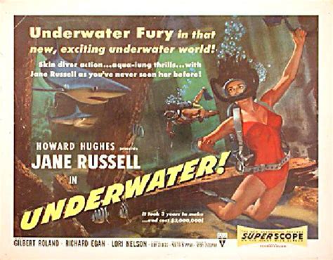 Underwater! 1954 U.S. Half Sheet Poster - Posteritati Movie Poster Gallery