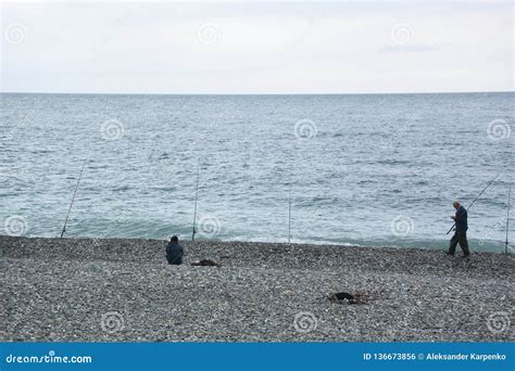 View Of The Beach In The Sochi Russia Editorial Photo Image Of City