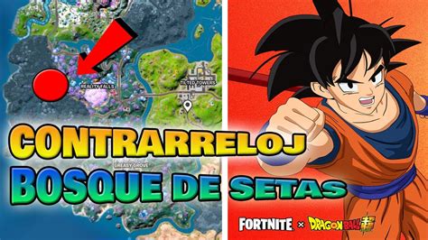 COMPLETA LA PRUEBA CONTRARRELOJ DEL BOSQUE DE SETAS Fortnite X Dragon