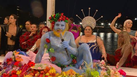 Paris Olympics 2024 Blue Nude Actor Who Stole Opening Ceremony